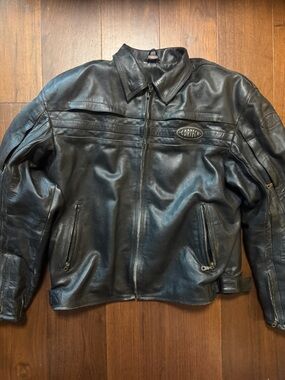 TourMaster Cortech Genuine Leather Motorcycle Jacket | Men’s 3XL - 50